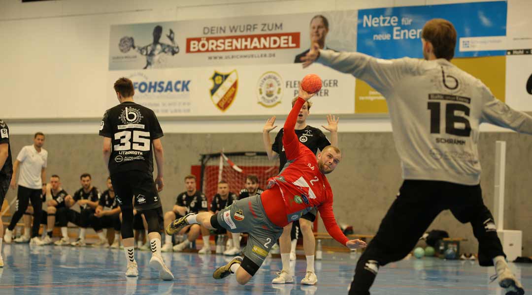 Lasse Most in Action beim TSV Ellerbek Handball