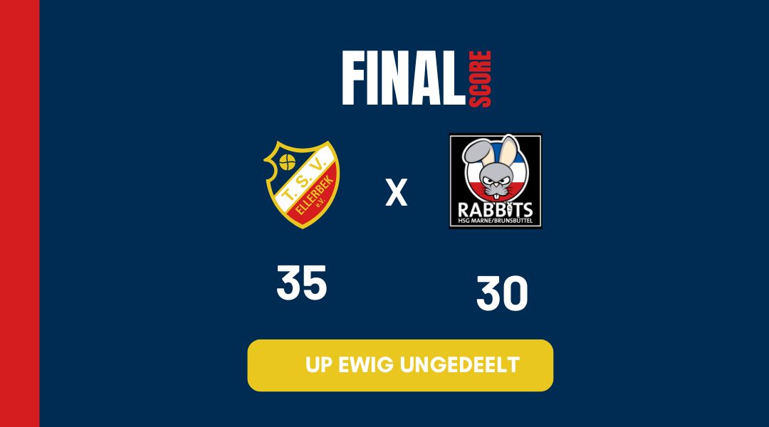 Finales Ergebnis TSV Ellerbek HSG Marne